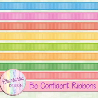 Free ribbons in a Be Confident theme