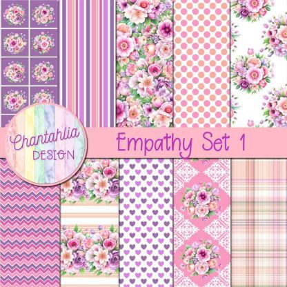 Free digital papers in an Empathy theme
