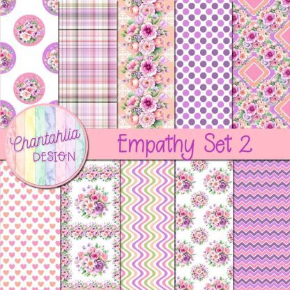 Free digital papers in an Empathy theme