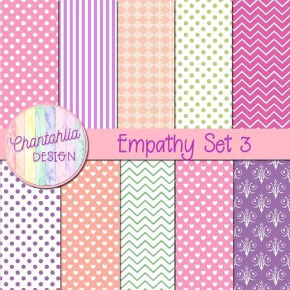 Free digital papers in an Empathy theme