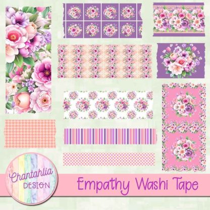 Free washi tape in an Empathy theme