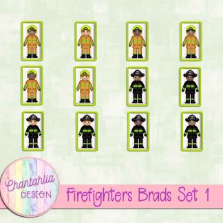 Free brads in a Firefighters theme