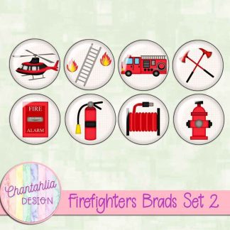 Free brads in a Firefighters theme