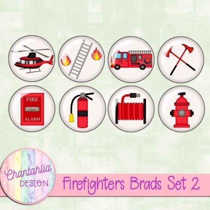 Free brads in a Firefighters theme