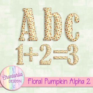 Free alpha in a Floral Pumpkin theme