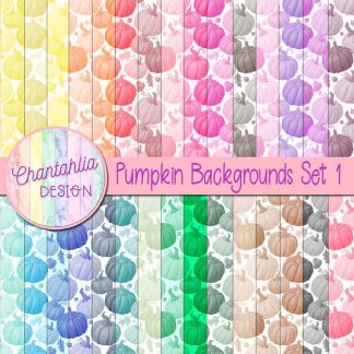Free digital papers featuring a pumpkin design.