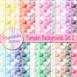 Free digital papers featuring a pumpkin design.