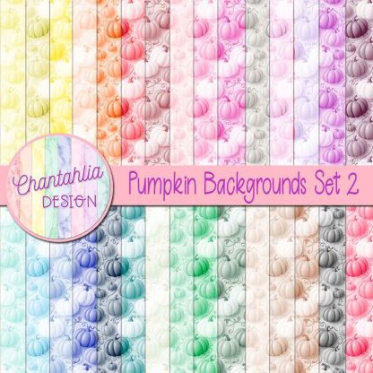 Free digital papers featuring a pumpkin design.