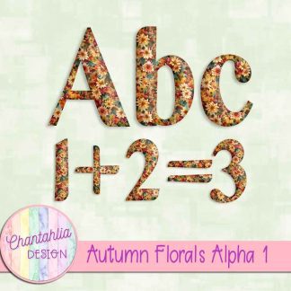 Free alpha in an Autumn Florals theme