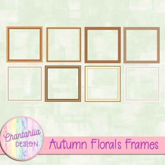 Free frames in an Autumn Florals theme