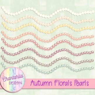 Free pearls in an Autumn Florals theme