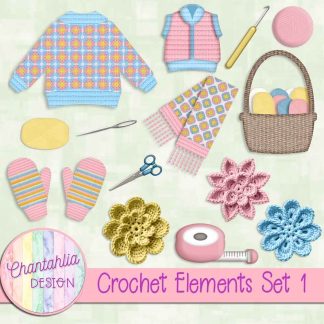 Crochet Elements Set 1