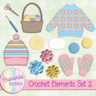 Crochet Elements Set 2