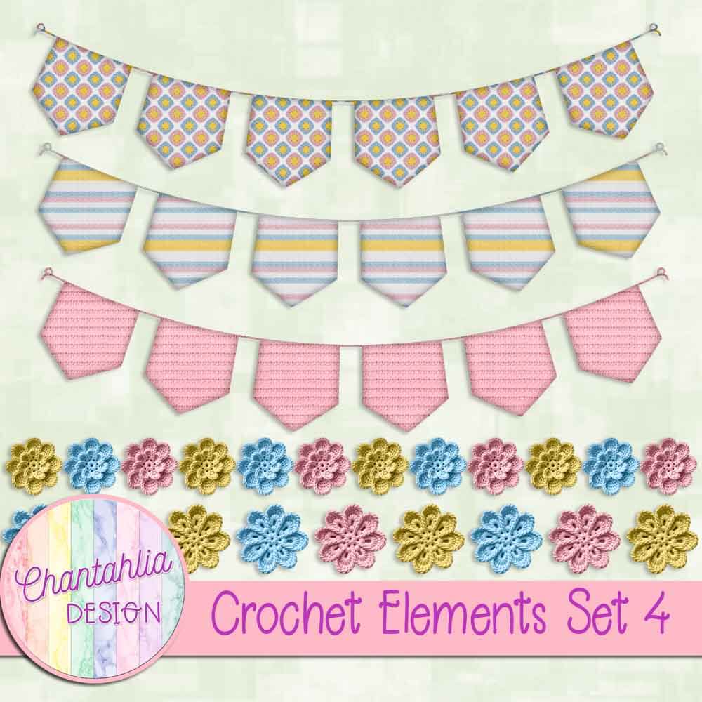 Crochet Elements Set 4