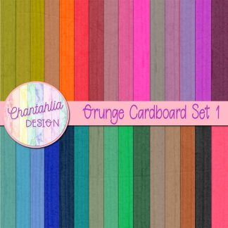 Free digital papers featuring a grunge cardboard texture