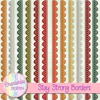Free borders in a Stay Strong theme