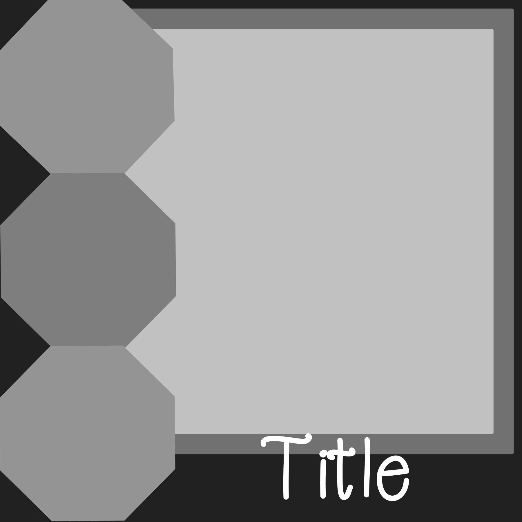 Free digital scrapbooking layout template .psd file