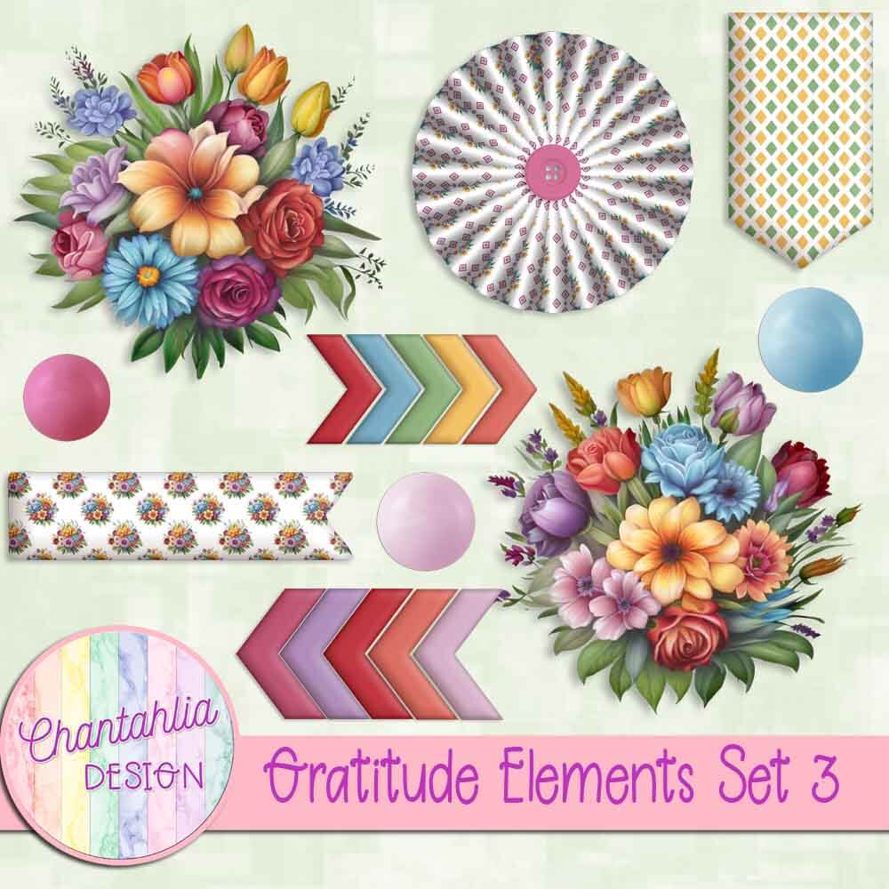 Gratitude Elements Set 3
