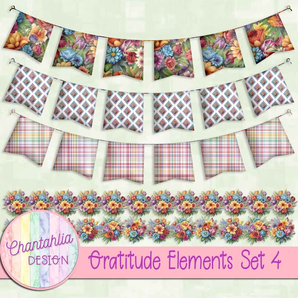Gratitude Elements Set 4