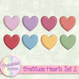 Gratitude Hearts Set 2