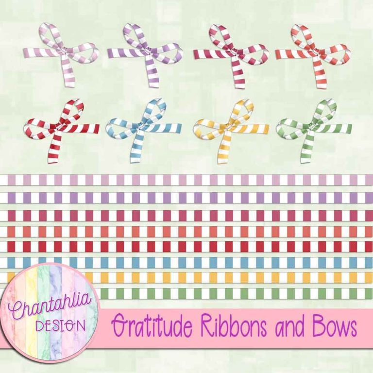 Gratitude Ribbons and Bows - Chantahlia Design