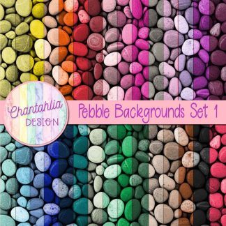 Free digital papers featuring a pebbles texture
