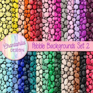 Free digital papers featuring a pebbles texture