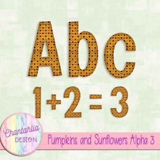 Free alpha in a Pumpkins and Sunflowers theme