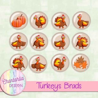 Free brads in a Turkeys theme