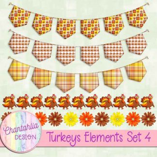 Free design elements in a Turkeys theme