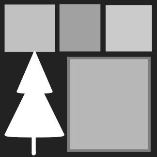 Digital Scrapbook Layout Template 406