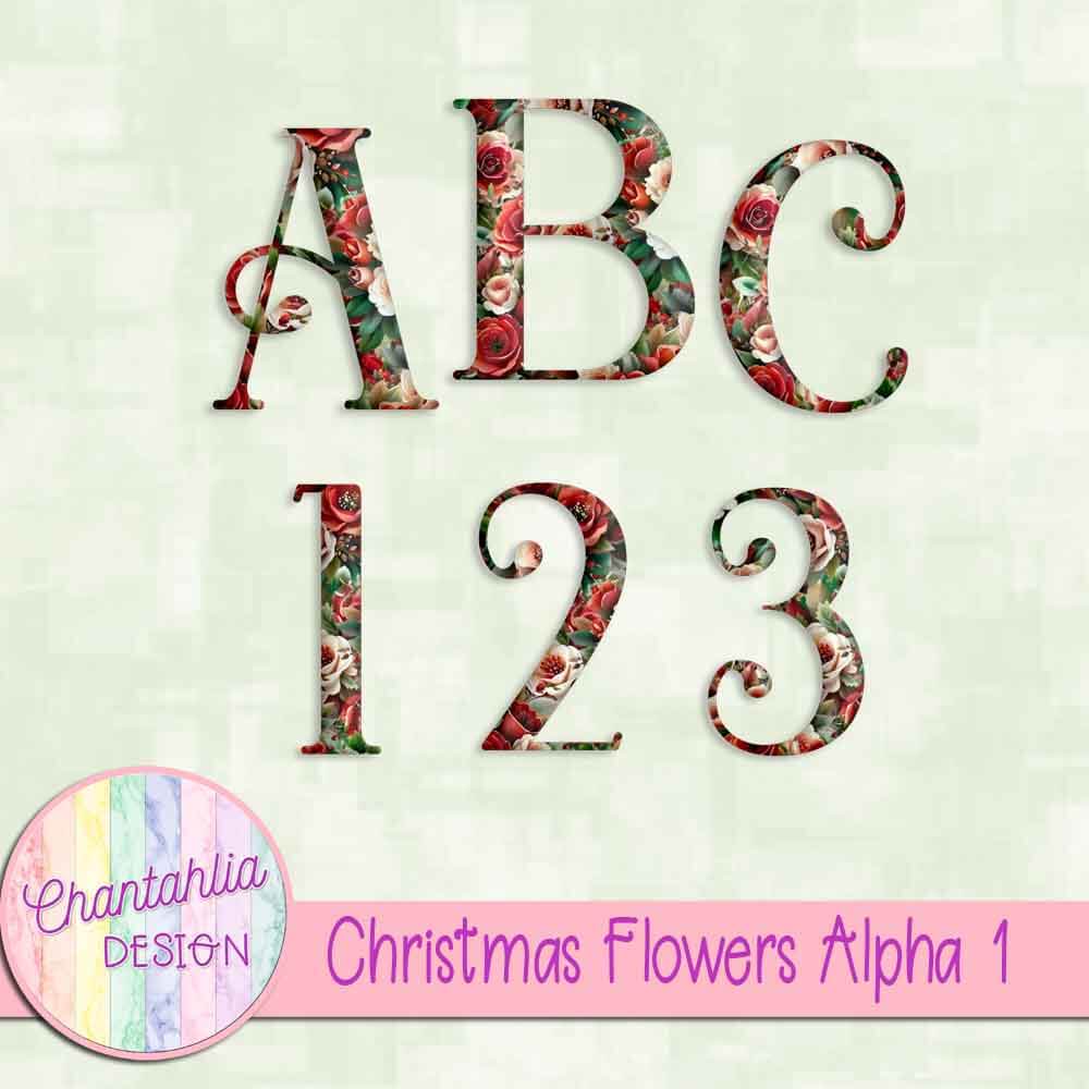 Christmas Flowers Alpha 1