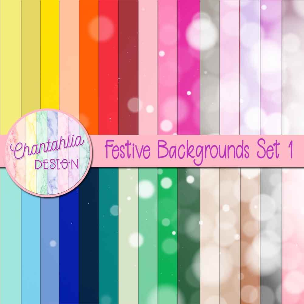 Festive Backgrounds Set 1