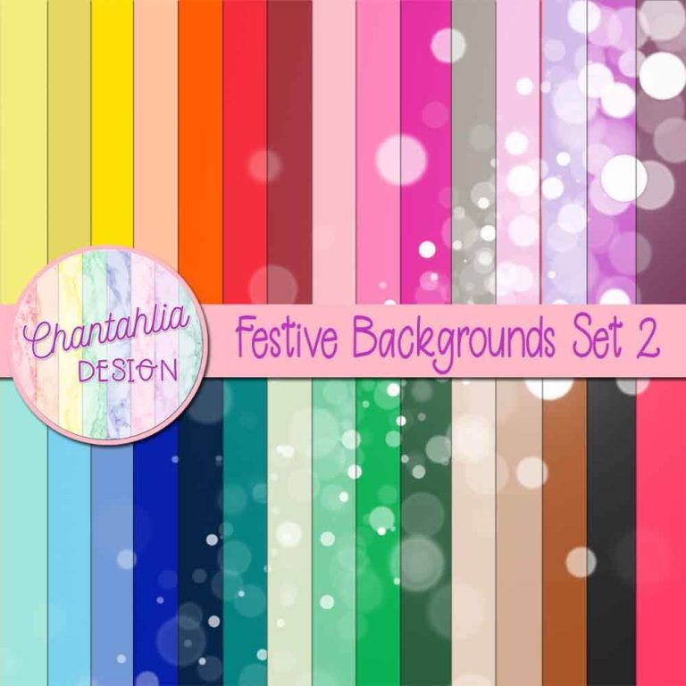 Festive Backgrounds Set 2 - Chantahlia Design