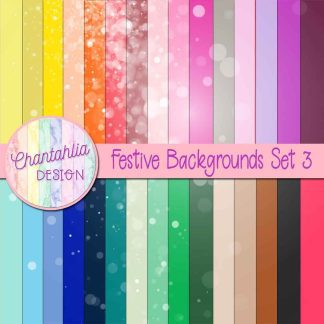 Free digital papers featuring a festive design.