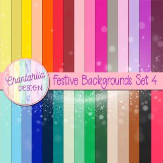 Free digital papers featuring a festive design.