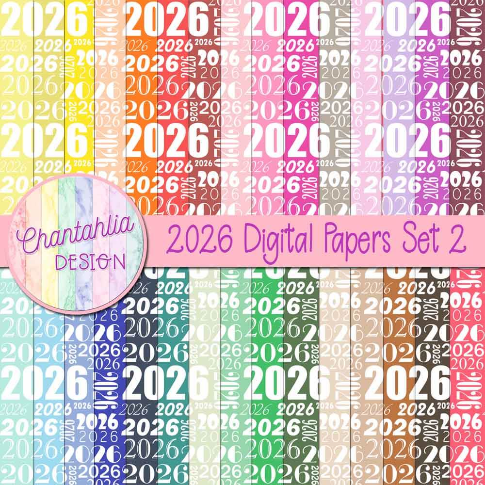 Free 2026 word art digital papers