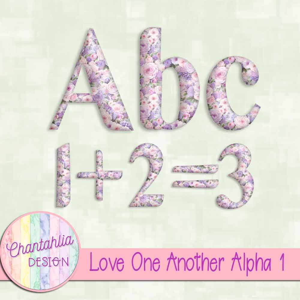 Free alpha in a Love One Another theme