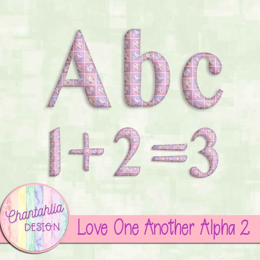 Free alpha in a Love One Another theme