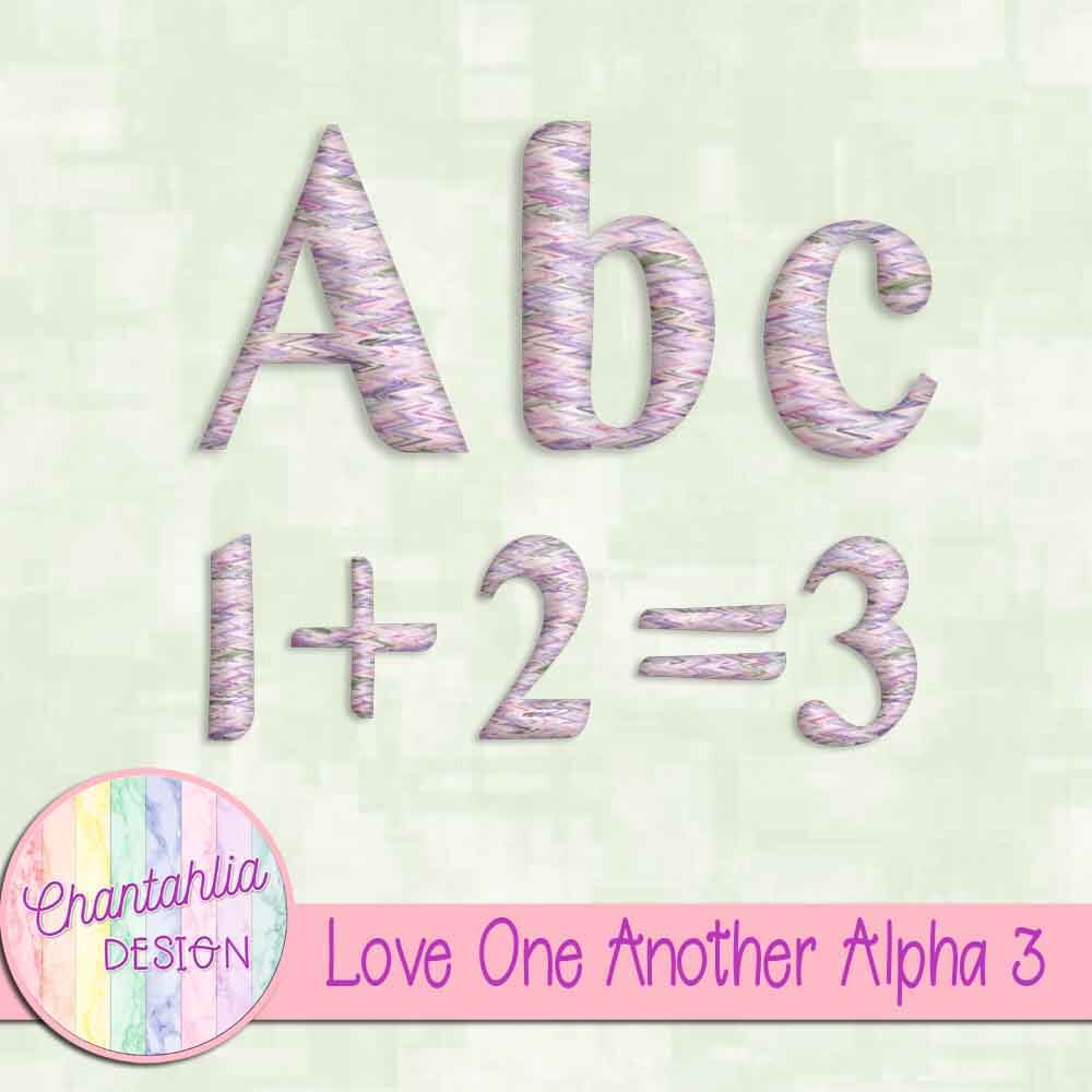 Free alpha in a Love One Another theme