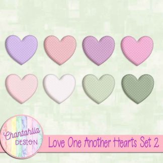 Free hearts in a Love One Another theme
