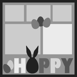 Digital Scrapbook Layout Template 415