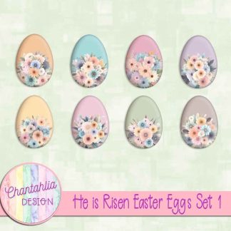 He is Risen Easter Eggs Set 1