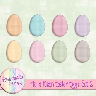 He is Risen Easter Eggs Set 2