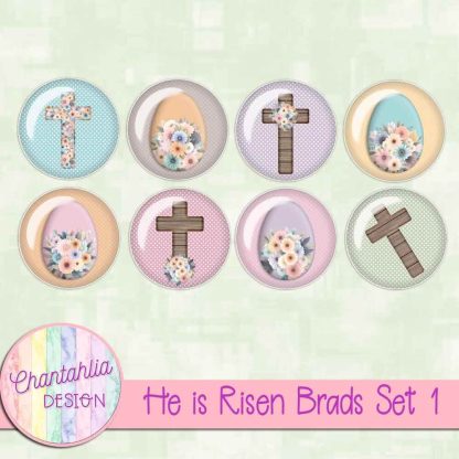 He is Risen Brads Set 1 - Chantahlia Design