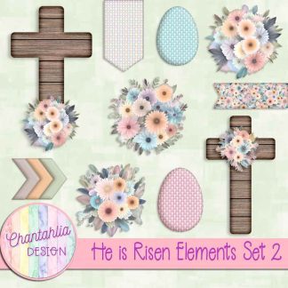 He is Risen Elements Set 2