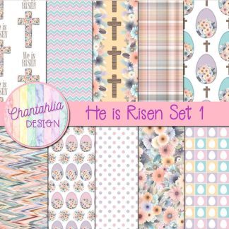 He is Risen Digital Papers Set 1