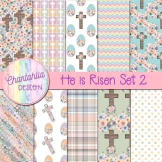 He is Risen Digital Papers Set 2