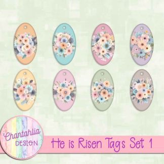 He is Risen Tags Set 1