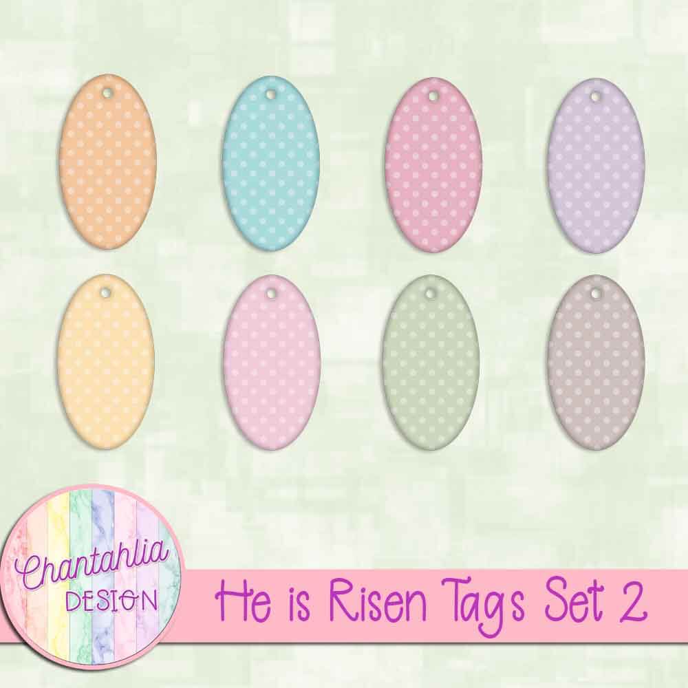 He is Risen Tags Set 2